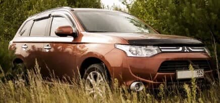 Дефлекторы окон (ветровики) Mitsubishi Outlander III 2012- (Митсубиши Аутдендер) SIM